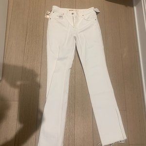 GRLFRND Harlow High Rise Bootcut White Jeans | NWT | Size 25
